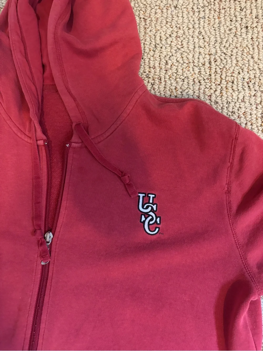 Nike Red USC Vintage hoodie South Carolina